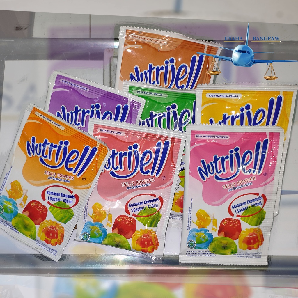 

Nutrijell Jelly Powder Rasa Buah Coklat