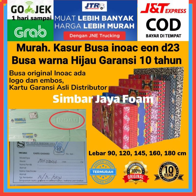 Kasur Single Bed 90x200 Tebal 15 Busa Inoac Eon Lg D23 Garansi 10 Tahun