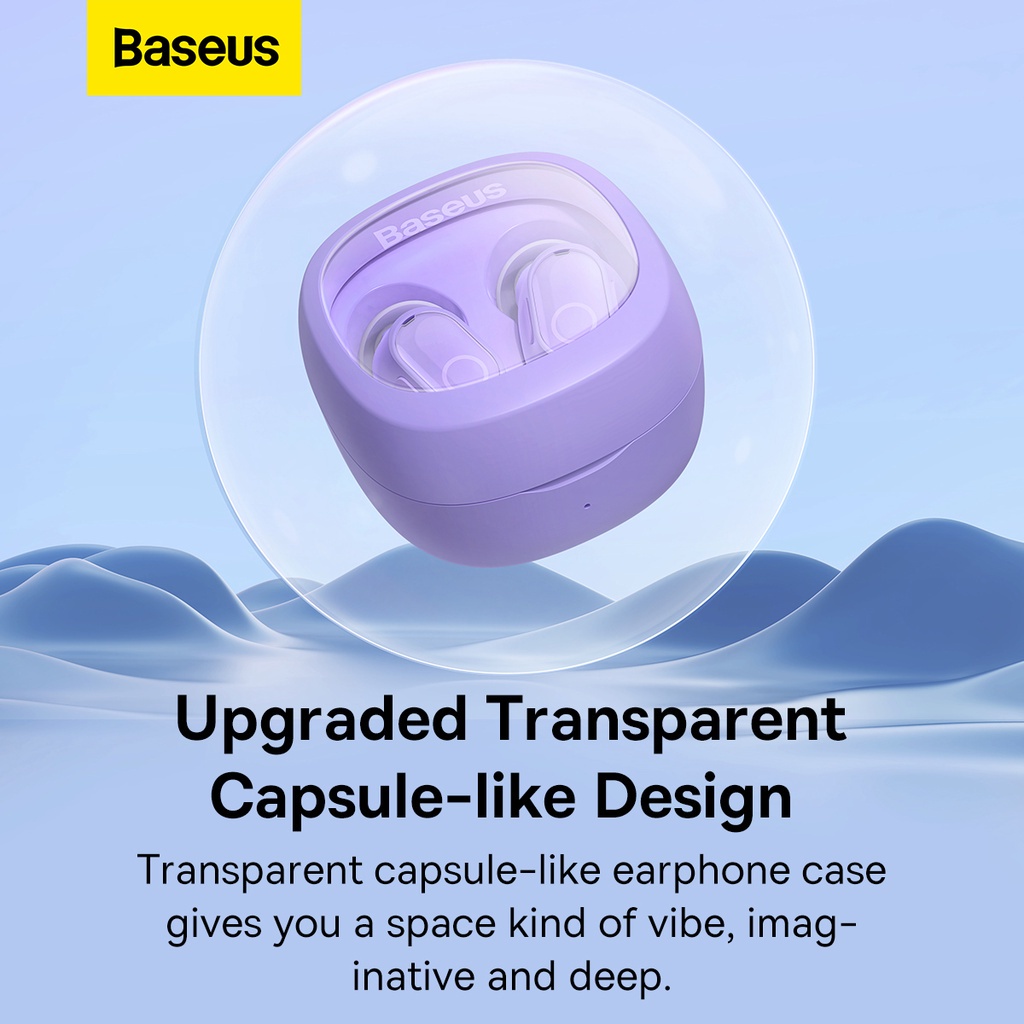 BASEUS TRUE WIRELESS BLUETOOTH EARPHONE MINI EARBUDS TWS WM02 / wm02 plus