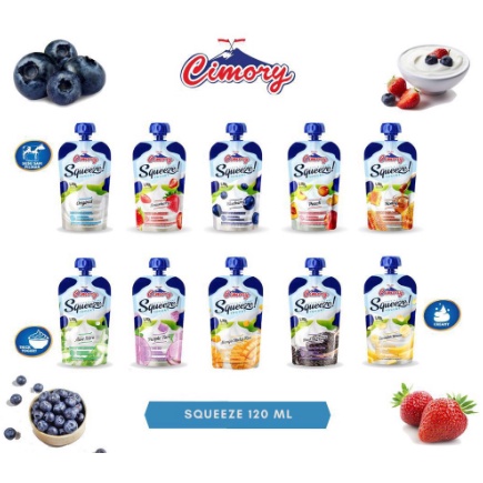 

Cimory Squeeze Original dan Varian 120ml