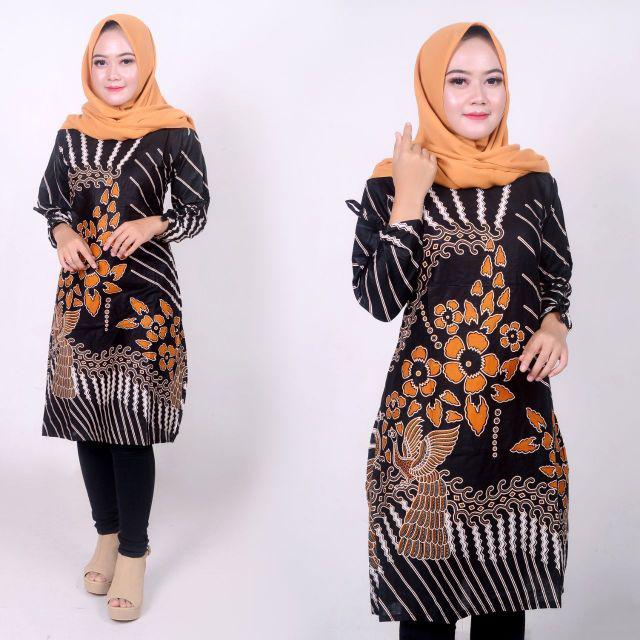 Batik couple keluarga sania ruffle ori ndoro jowi || Bisa Satuan-Tunik