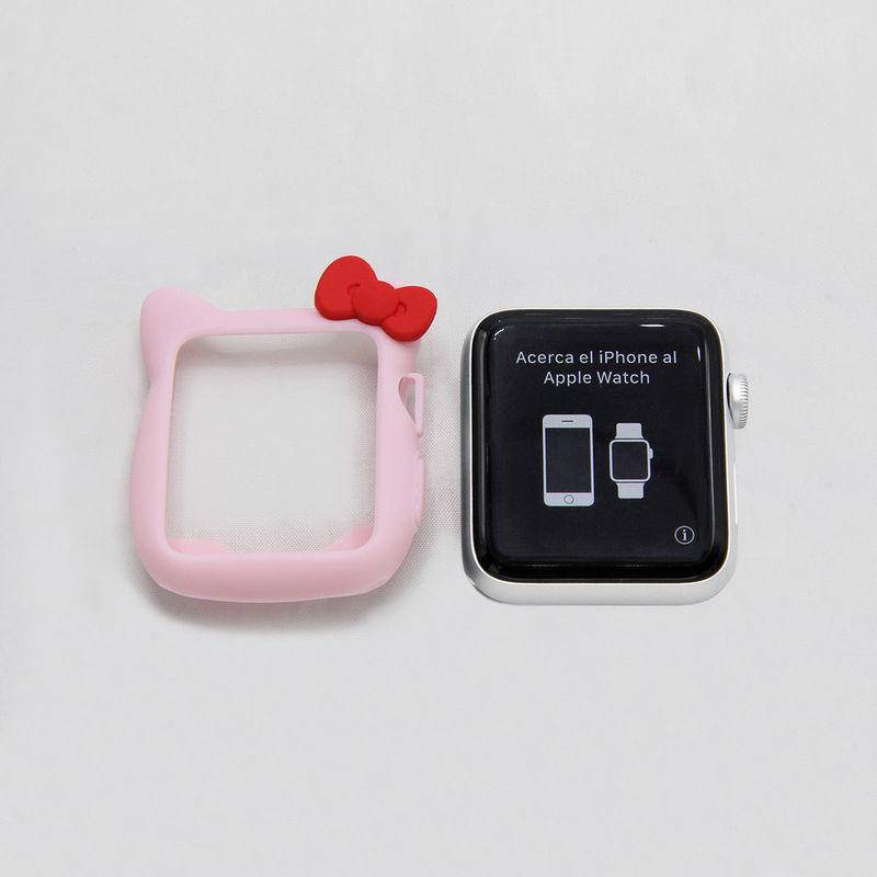 Case Pelindung Apple Watch Seri 6 4 3 2 1 5 iWatch 40MM 44MM 38MM 42MM Motif Kartun Hello Kitty