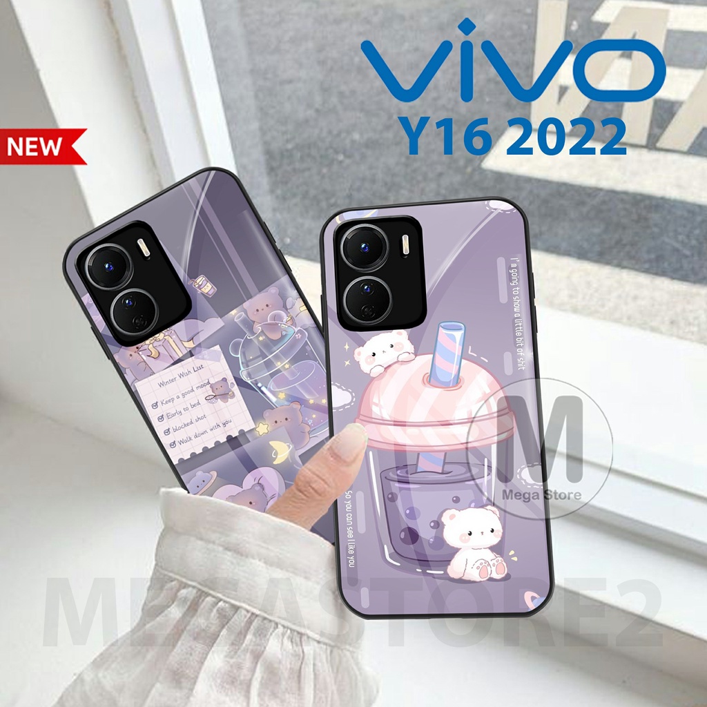 VIVO Y16 2022 [ MG-190 ] Softcase Kaca VIVO Y16 2022 Case Hp VIVO Y16 2022 Casing Hp VIVO Y16 2022 S