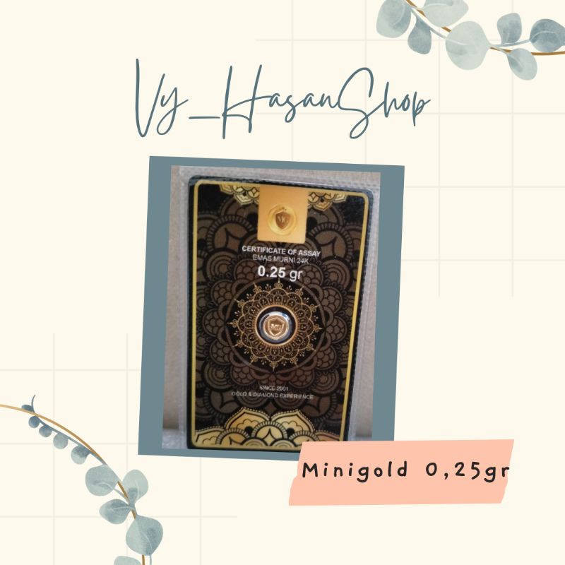 Black series Mini Gold logam mulia koin emas 0,25gram