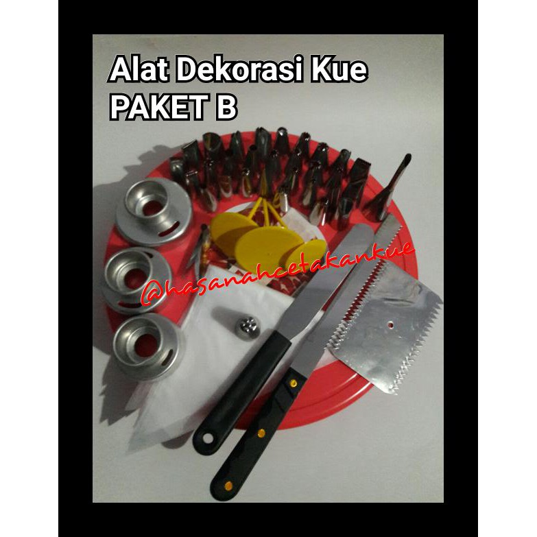 TERBARU PAKET B ALAT DEKORASI MENGHIAS KUE TART BIRTHDAY CAKE SPUIT LENGKAP PERALATAN BAKING MURAH