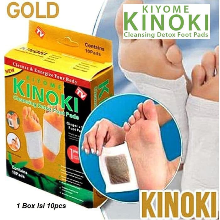 [ 10 PCS ] kinoki gold / Koyo kaki kino gold detox 1 box 10pcs