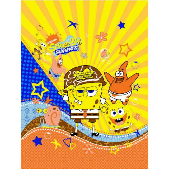 SELIMUT ROSANNA SOFT PANEL 150X200 SPONGEBOB