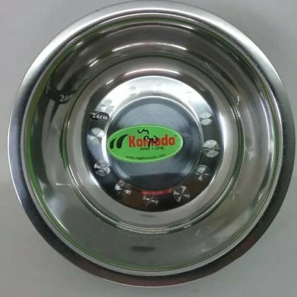 Komodo Baskom Stainless Steel 50cm Baskom Besar Stainless 50 Cm