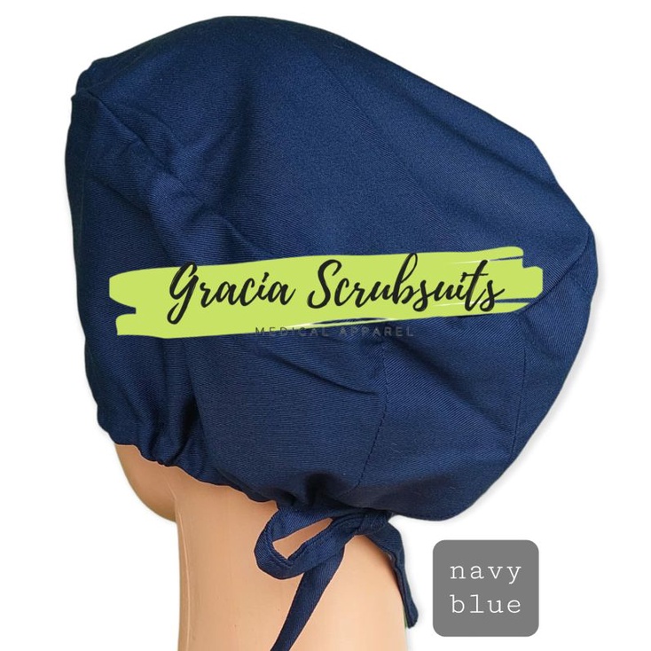 READY STOCK - GRACIA SCRUBSUITS HEADCAP / CAP BEDAH / TOPI SURGICAL pelengkap BAJU JAGA OKA head cap medis