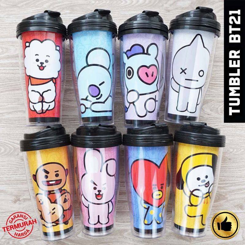 Tumbler BT21/souvenir botol minum BTS