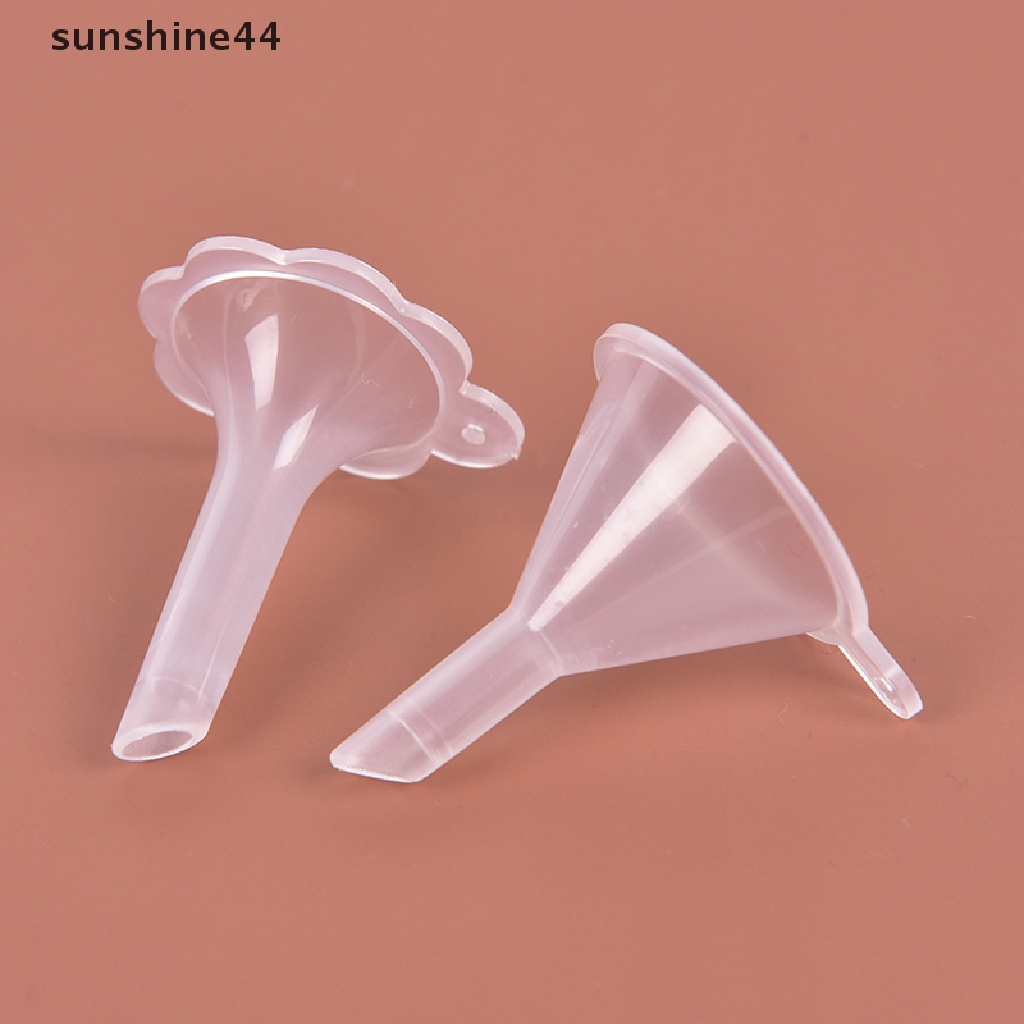 Sunshine 2pcs Corong Plastik Mini Untuk Diffuser Cairan / Minyak  2pcs Corong Mini Bahan Plastik Untuk Minyak / Cairan  2 Pcs Min Min Min Bahan Plastik Untuk Rumah