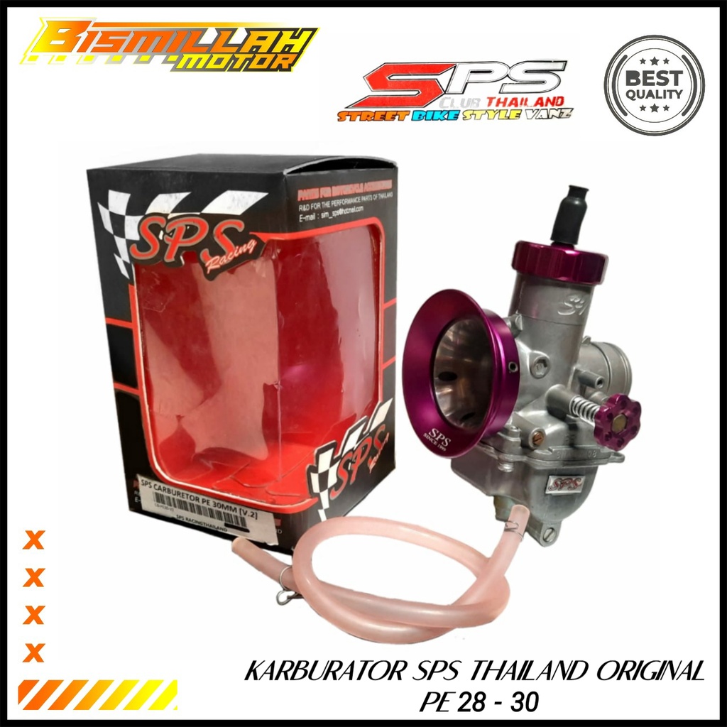 KARBU PE KARBURATOR PE 28 30 RACING SPS ORIGINAL THAILAND  PLUS CORONG CNC