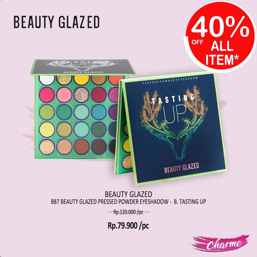 (READY &amp; ORI) Beauty Glazed Pressed Powder Eyeshadow Touching/Dreaming/Tasting Up B87