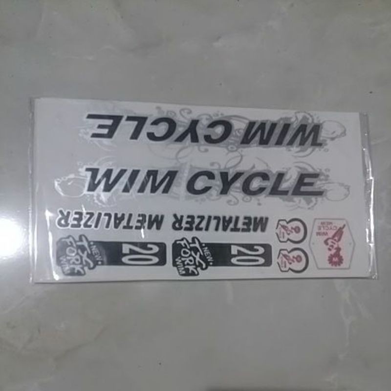 Sticker Sepeda WIMCYCLE MINI BMX  1 pcs