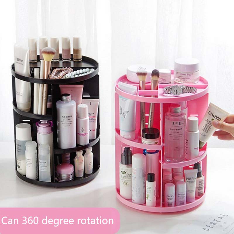 (HIGH QUALITY) Rak Organizer Make Up Kosmetik - WHITE