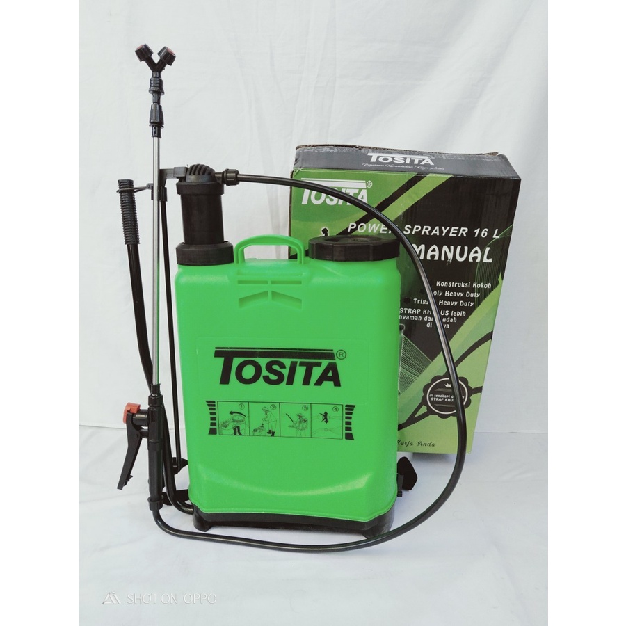 [COD] POWER SPRAYER MANUAL 16 LITER TOSITA SEMPROTAN TANAMAN PERTANIAN GENDONG PENYEMPROT HAMA DISIN