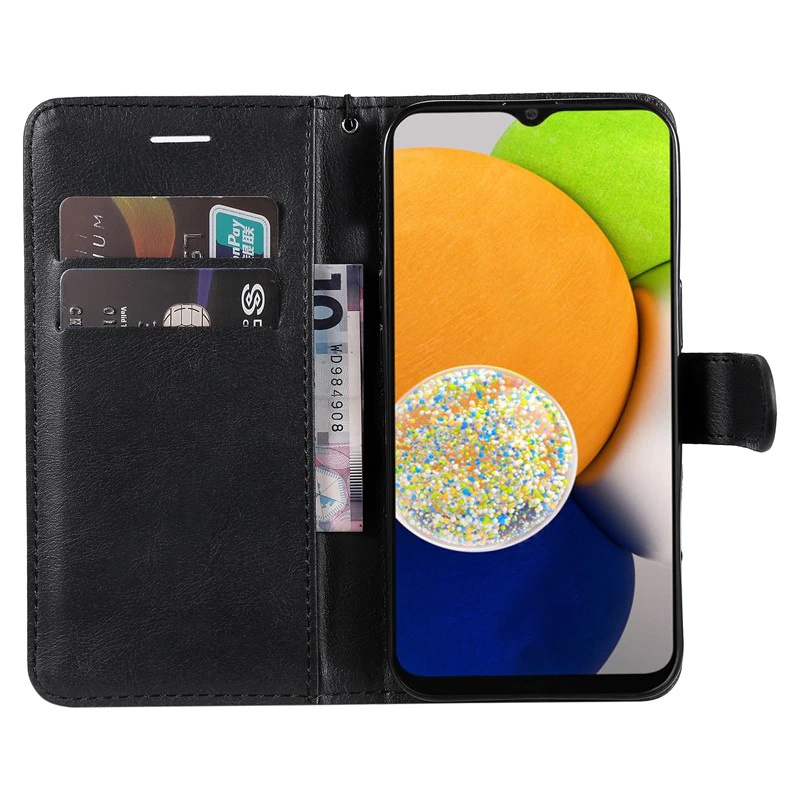 Case Samsung A03 Case Flip Cover Leather Case Sarung Buku Dompet Wallet Casing Hp Samsung A03