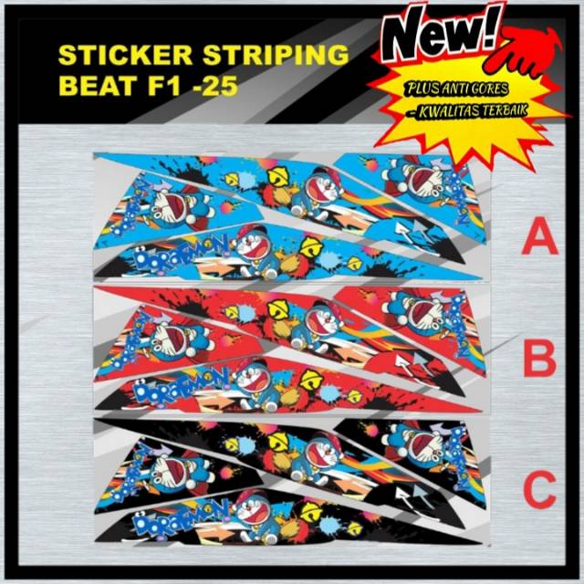 dekal Beat stiker decal Beat decal stiker Beat stiker motor Beat decal motor Beat 25