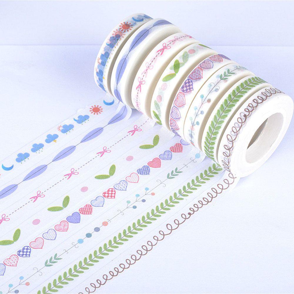 Nanas Washi Tape Perlengkapan Sekolah Perekat DIY Alat Tulis Dekoratif Kertas Lengket