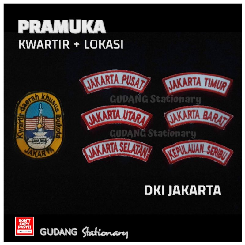 Emblem Kwartir + Lokasi Pramuka DKI JAKARTA