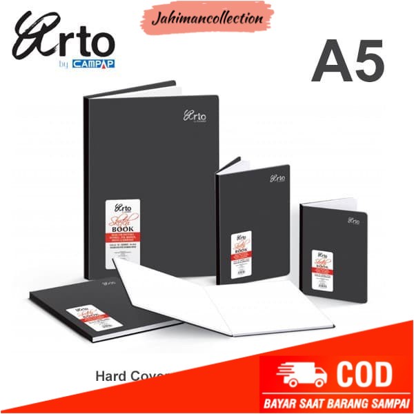 

✨ BISA COD ✨ Sketchbook Arto A5 120sheets - Hard Cover