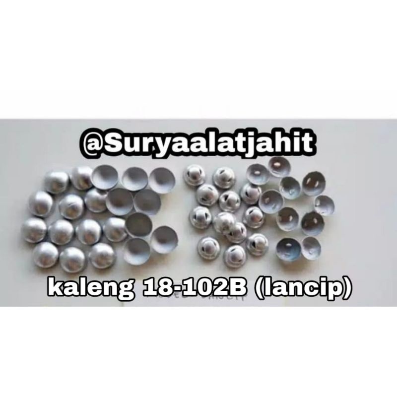 Kancing Kaleng 18x100B/1.2cm Gepeng =rp.14.000/1bks