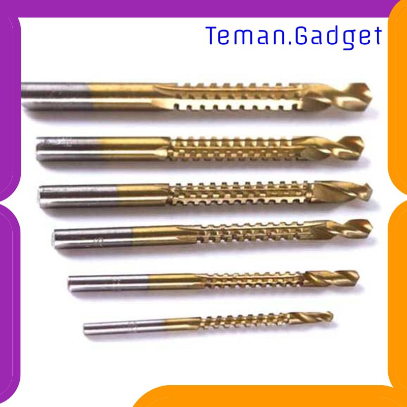TG-DE113 Deko Mata Bor Power Drill HSS Steel 6PCS