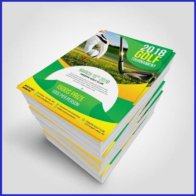 

Cetak Brosur Pamflet Leaflet Ukuran A6 Kertas Art Paper isi 100 Lembar
