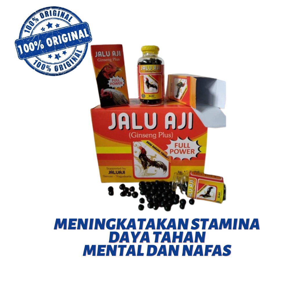 JALU AJI GINGSENG PLUS botol - meningkatkan mental bertarung