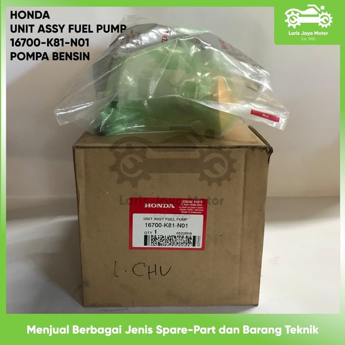 POMPA BENSIN BEAT, SCOOPY FI, VARIO 110 FUEL PUMP 16700-K81-N01 ORIGINAL ASLI HONDA FUEL PUMP BEAT, 