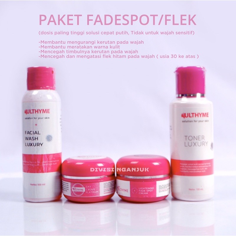 PAKET FLEK/FADESPOT ULTHYME SKINCARE
