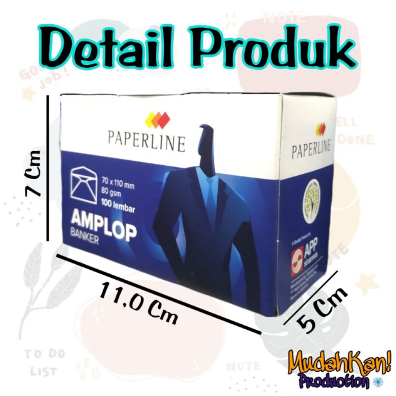 

Amplop paper line bergaris