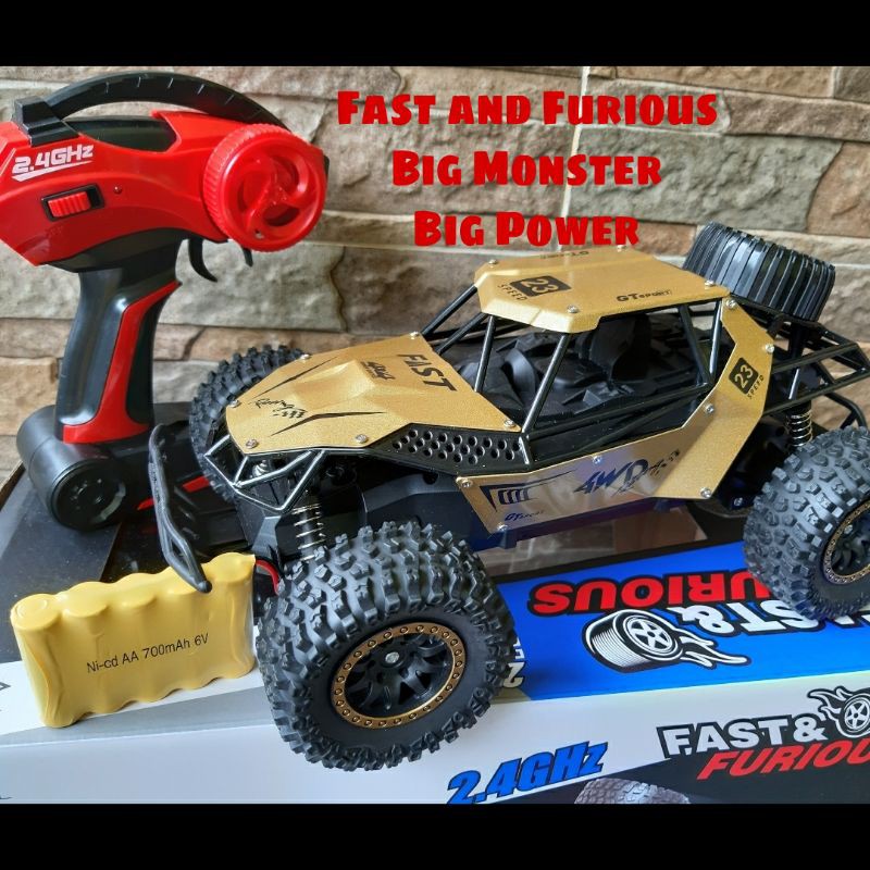 Mobil remot Offroad RC Drift Body Metal ALLOY Mainan Remote Control