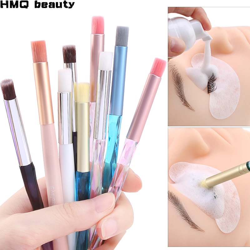 10pcs / Set Brush Pembersih Bulu Mata / Alis / Hidung Untuk Makeup / Kosmetik Wanita