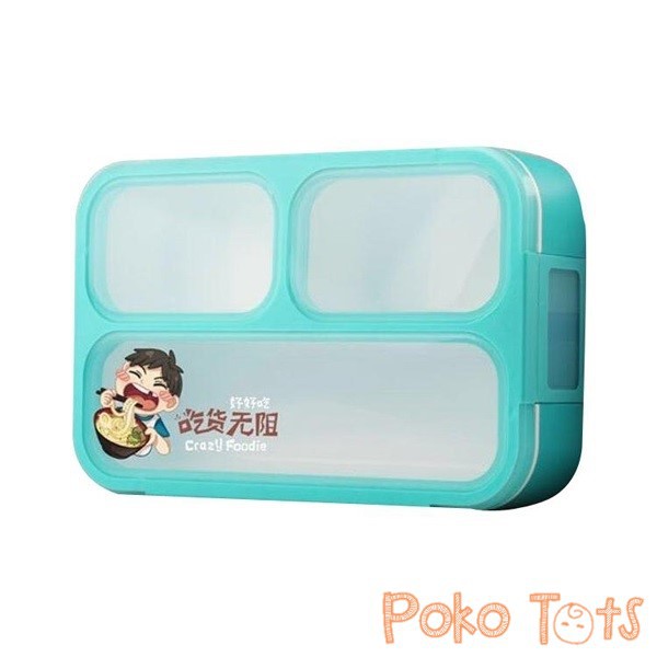 Yoo Yee 606 Lunch Box Kotak Makan Yooyee Mini Bento Bekal Anak Sekat 3