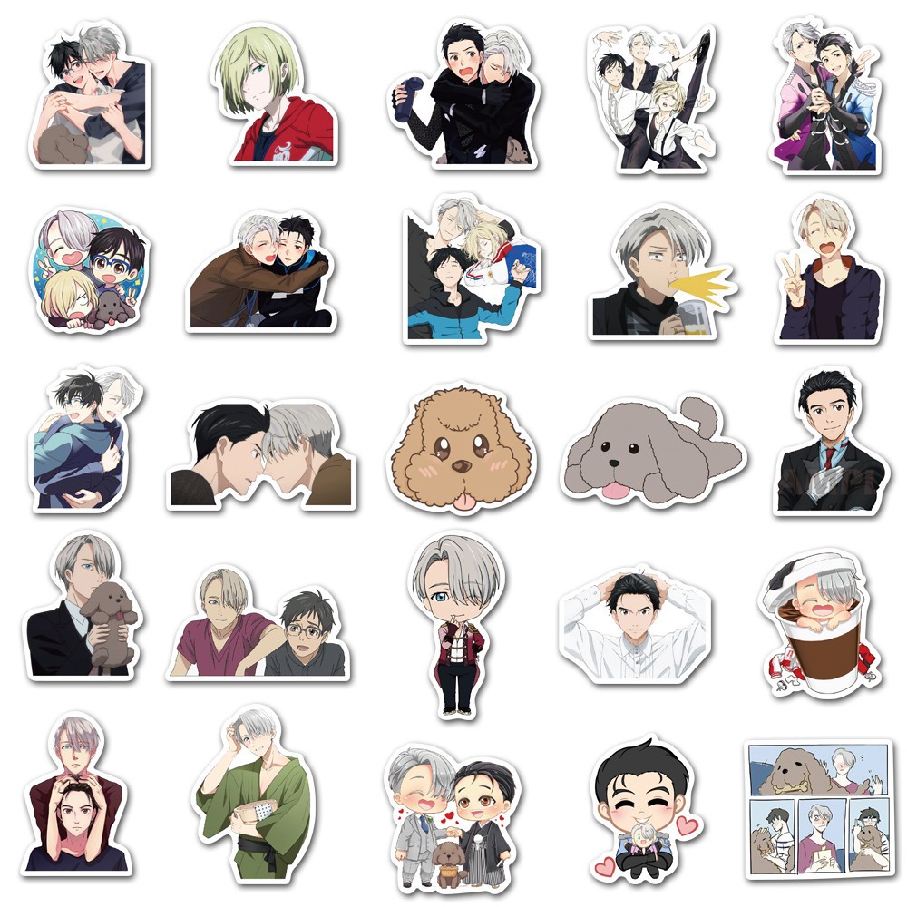 YI001 – Sticker / Stiker Anime Jepang Yuri on Ice