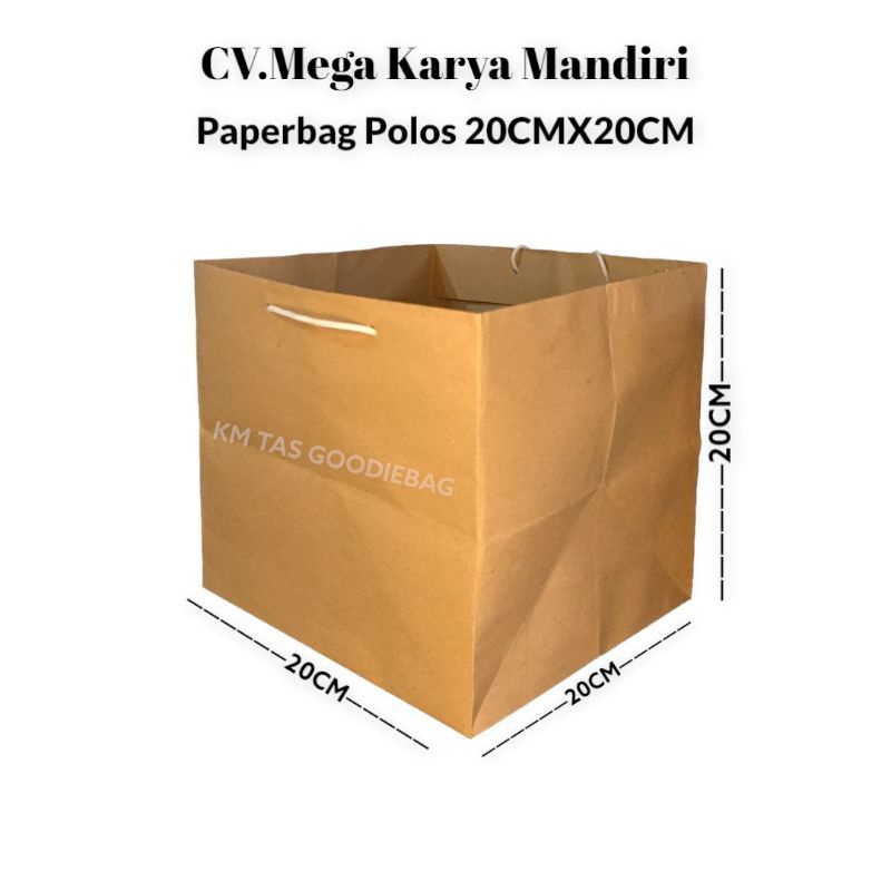 

Paperbag Kotak 20x20 Isi 12pcs