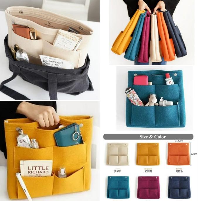 Dual in Bag (Large) / Bag Organizer / Daleman Tas / Tas Serbaguna