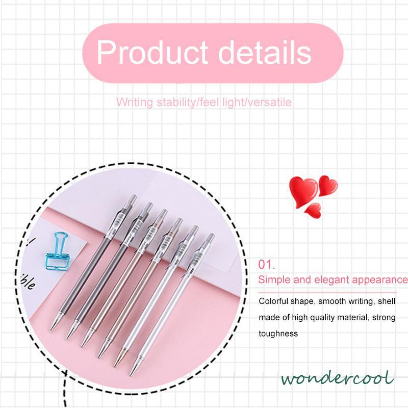 Pensil Mekanik Batang Tipis Kelas Tinggi Menengah Rendah Pegangan Yang Baik Perlengkapan Kantor Siswa-Won