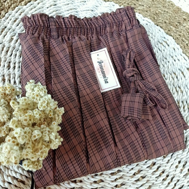 Rok plisket semiwoll tartan terbaru/Jennamira_mode