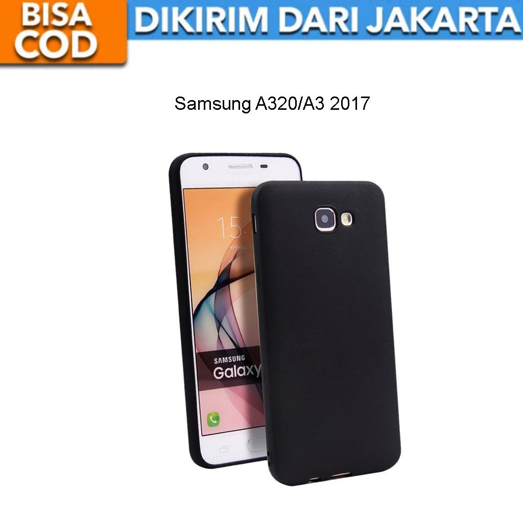 SoftCase Black Matte for Samsung Galaxy A320 / A3 2017