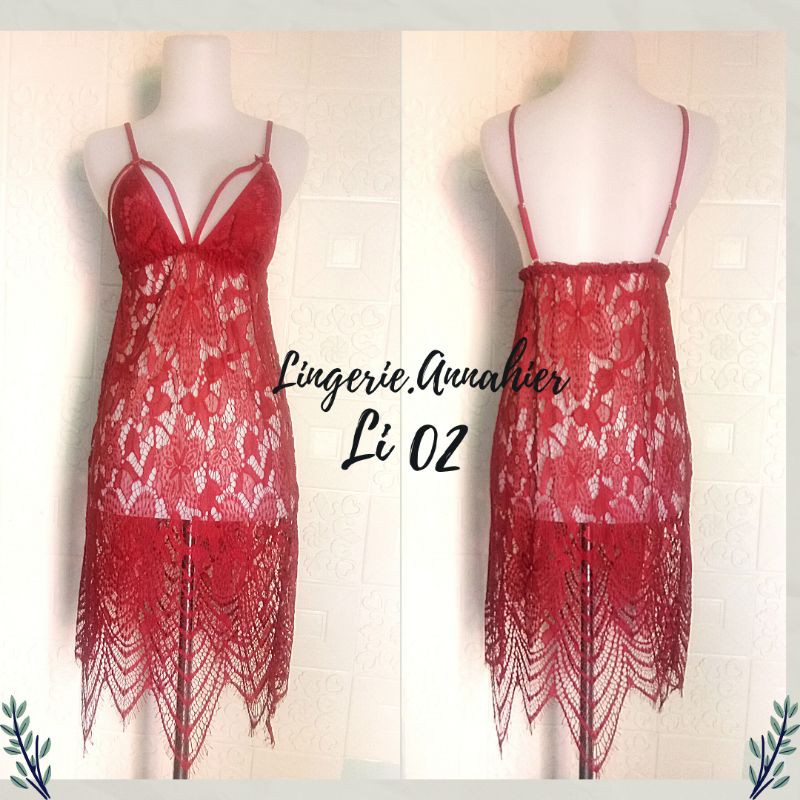 Baju Tidur Seksi.transparan.lingerie.annahier