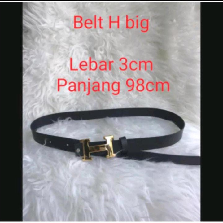 belt H big// ikat pinggang// aksesoris/gesper wanita