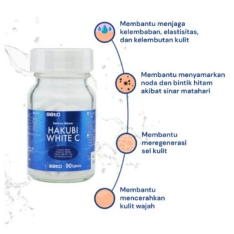HAKUBI WHITE C 90 TABLET (Original 100%)