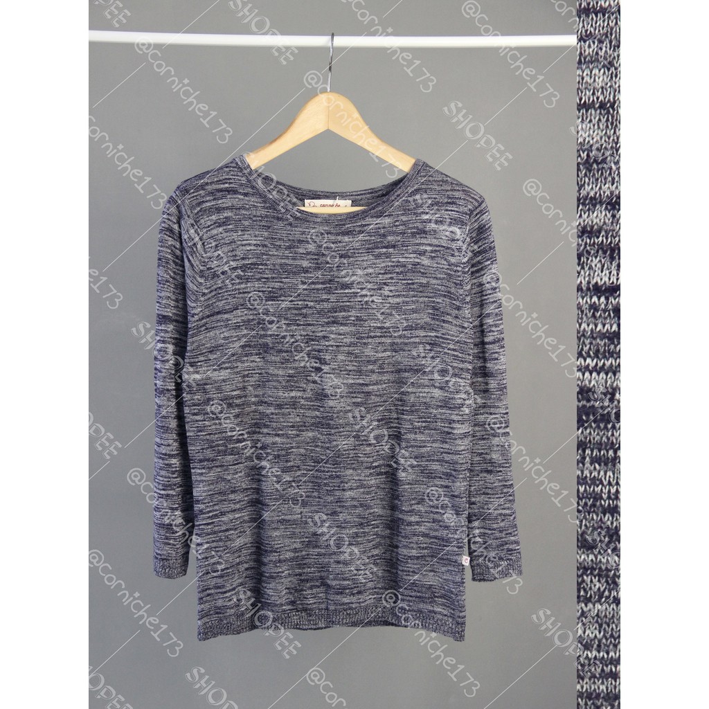 Corniche Shoulder Top Navy - TC230838