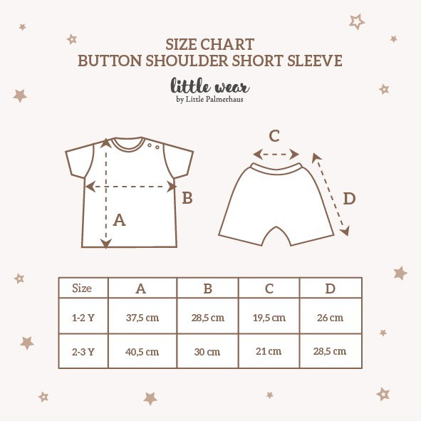 Little wear by Little palmerhaus shoulder button Short sleeve set