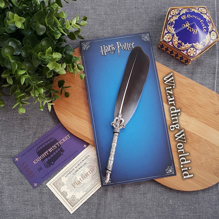 

MURAH Pena bulu harry potter feather quill fountain dip pen hogwarts