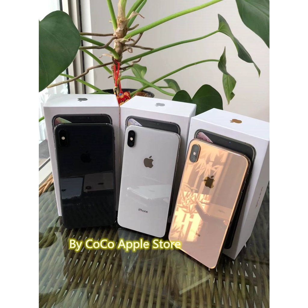 iPhone Xs Max 256GB All Sim Silent Fullset Original Second Like New Mulus100% 3utools All Green (Garansi 1 Tahun)