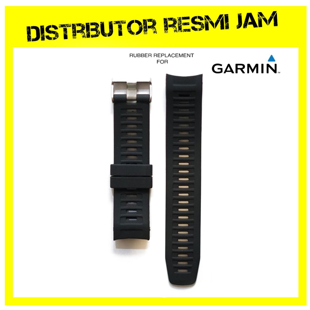 Strap Jam Tangan Garmin Instinct / Instinct Tactical Bahan Silicone - Black