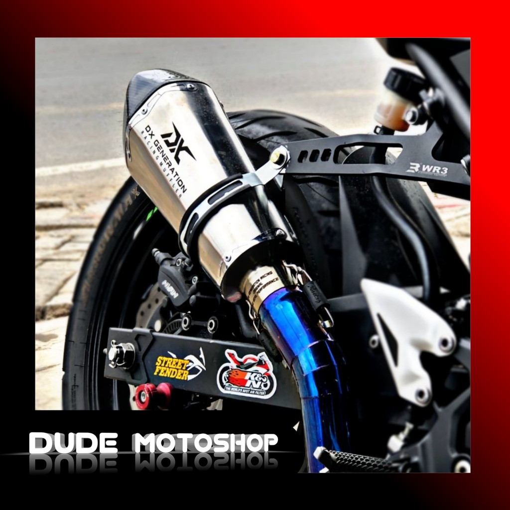 Knalpot CONICAL Stainless DX Generation Racing Fullsystem